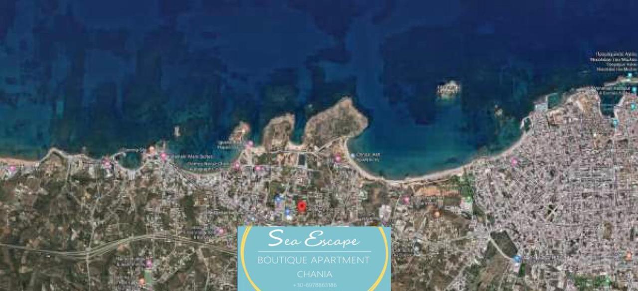 New Sea Escape Boutique Apt-Agii Aposto Li Beach Chania  Bagian luar foto